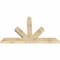 Ekena Millwork Saratoga Rough Sawn Timber Gable Bracket, Douglas Fir, 72"W x 45"H x 4"D x 6"F, 15/12 Pitch GBW072X45X0406SAR00RDF - alternate 3